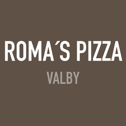 Romas Pizza Valby logo.